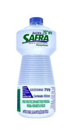 Imagem do produto Álcool Liquido 70 500ml Safra